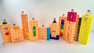 Numberblocks NEW ACTIVITY SET Count 21 to 30  123 Counting Fun Numbers For Kids Number Party🎉 [upl. by Emelda]