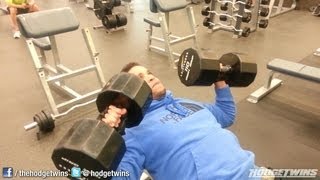 Chest and Triceps Workout hodgetwins [upl. by Owens193]