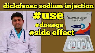 diclofenac sodium injection use dosage  side effect in hindi [upl. by Shulock]