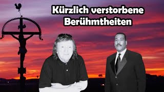 Trauer um vor kurzem verstorbene Berühmtheiten die uns verlassen haben [upl. by Siramad]