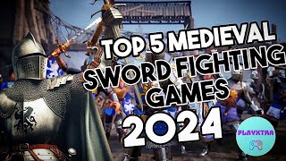 Top 5 Medieval Sword Fighting Games  PS4 amp PS5 2024 [upl. by Anaylil923]