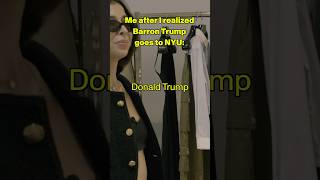 Going to NYU just to connect with Barron barrontrump newyorkuniversity trump [upl. by Broeker983]