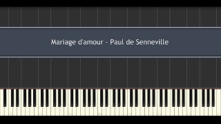 Mariage damour  Richard Clayderman Paul de Senneville Piano Tutorial [upl. by Dever]