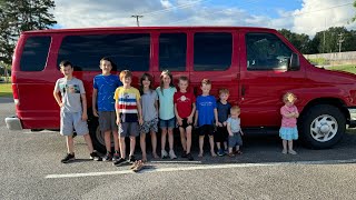 Family of 12 Cross Country Travel NEW VAN [upl. by Stockmon211]