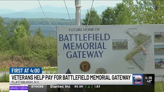 NY veterans donate to Plattsburgh Town’s Battlefield Memorial Gateway [upl. by Yecnahc695]