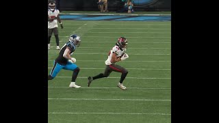 Jalen McMillan catches for a 22yard Gain vs Carolina Panthers [upl. by Sheaff769]