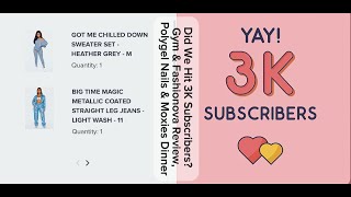 Nancita Kapi – Did We Hit 3K Subscribers Gym amp Fashionova Review Polygel Nails amp Moxies Dinner [upl. by Ardnahs]