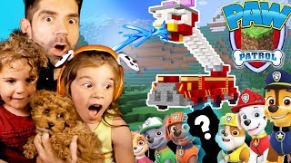 Paw Patrol Minecraft Adventure with My Daughter  Finding Everest [upl. by Naleek]