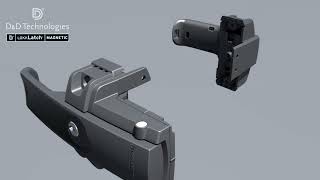 DampD Technologies LokkLatch MAGNETIC Gate Lock Latch  All Security Equipment [upl. by Bloom364]