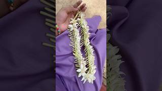 Beautiful garland❤️youtubeshorts garland shorts trending viralvideo hairstyle viralhacks 1m [upl. by Navert332]