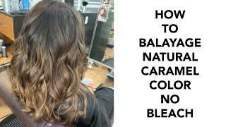 How to Natural Balayage No Bleach [upl. by Ethelin637]