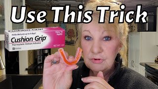 How To Apply Cushion Grip to your LOWER DENTURE [upl. by Towny]