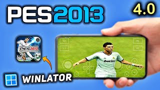 PES 2013 Mobile  Winlator 40   Android PES 13 Winlator New Update 2024  Winlator PES13 Android [upl. by Onairpic]