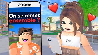 DE CÉLIBATAIRE À EN COUPLE SUR SNAPCHAT ROBLOX [upl. by Janna]