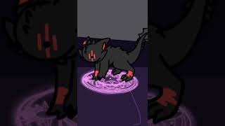 Demonic little grey cat but with shadow [upl. by Nylrehc133]