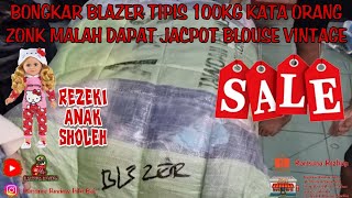 THIN BLAZER 100KG BANYAK BLOUSE VINTAGE KODE A STAR S KOREANTHRIFTINGSECONDHANDSUSEDCLOTH [upl. by Garris]