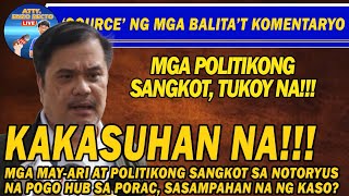 MGA POLITIKONG SANGKOT TUKOY NA KAKASUHAN NA [upl. by Stelmach543]