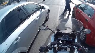 SJ4000 Video Test  Honda CBF1000FA [upl. by Anaujat]