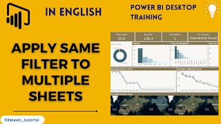 How to use a Visual as filter and sync filter on multiple Dashboards in Power BI [upl. by Jerroll487]