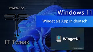 Windows 1011  Programme und Treiber automatisch installieren Winget UI als App in deutsch [upl. by Orutra162]