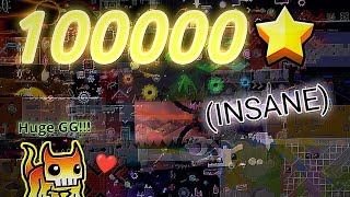 100000⭐  Geometry Dash [upl. by Tricia]