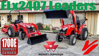 Massey Ferguson FLx2407 Loader for 1700E Series Compact Tractors [upl. by Ayar]