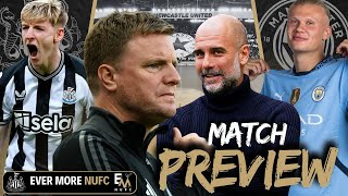 NUFC PREMIER LEAGUE MATCH PREVIEW  Newcastle United v Manchester City [upl. by Gombosi381]