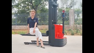 semi Electric Pallet Stackers amp Material Handling forklift Equipment Solutions for sale [upl. by Rivy751]