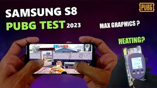 Samsung S8 PUBG test in 2023  Graphics  Heating  Robber playing [upl. by Cally]