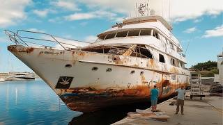 Family Buys 2500 Old YACHT and Renovates it Back to New  Start to Finish by SailingMelody [upl. by Stout]