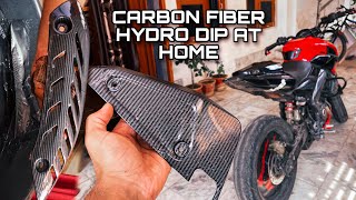 EASY Hydrographic Mod on NS200  Ducati  Carbon fiber look in 10 minutes [upl. by Burns]