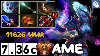 Carry Vengeful Spirit  11626 MMR  Ame  736c  Immortal Dota 2 Pro Plays [upl. by Imas]