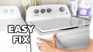 Whirlpool Washer Not Spinning  Easy Fix [upl. by Rahs]