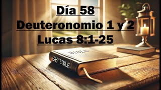 Día 58  Deuteronomio 1 y 2 Lucas 8125  La Biblia en 365 días RVR 60 [upl. by Akinas]