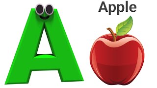 The ABC Phonic Song  Toddler Learning Video  quotA is for Apple a a Apple B is for Baby b b Babyquot [upl. by Aenil]