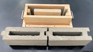 Design cement brick mold from simple pine wood [upl. by Iruy]