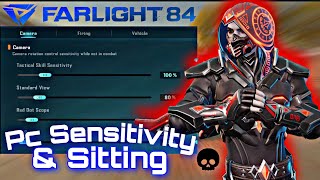 BEST SENSITIVITY amp SITTING FOR FARLIGHT84 PC  New Update [upl. by Elleron]