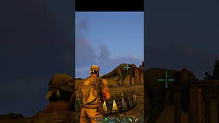 Ark Challenge Taming Giga With No Trap gaming arksurvivalevolved funnygaming games [upl. by Lyndy]