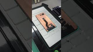 Use UV laser machine to separate the Samsung curved screen smartphone iphonerepairing [upl. by Shelden]