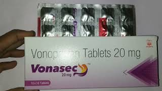 vonasec 20 mg tablets  vonoprazan 20 mg tablets [upl. by Odracir]