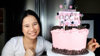 No Cook Blackpink Cake Recipe Ito Ang Napaka Trendy Na Themed Cake Para Sa Mga Mahilig Sa KPop [upl. by Edelsten]