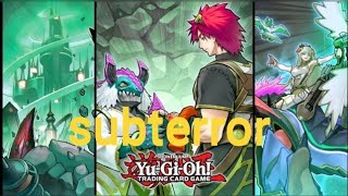 SUBTERROR DECK EN MASTER DUEL yugiohmasterduel yugioh subterror [upl. by Eisac]