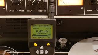 Ampex ATR102 Calibration using ML1 Minilyzer [upl. by Airemaj131]