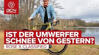 Das Backroad Gravelbike von Rose Classified Getriebenabe im Test  Hat der Umwerfer ausgedient [upl. by Yrogiarc]