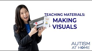 How to Make Visuals for Children with Autism  Teaching Materials 25  Autism at Home [upl. by Warder668]