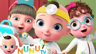 We Are Little Doctors  Kids Songs amp Nursery Rhymes  NuNu Tv [upl. by Atinna761]