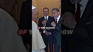 Sylvester Stallone Shadowboxing The Pope [upl. by Sanderson394]