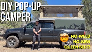 NoWeldNoSew DIY POPUP Camper Walkthrough  KIT Campers V2 [upl. by Candida]