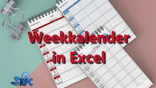 Weekkalender in Excel [upl. by Batchelor912]