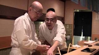 3 Michelin star Jiro Ono makes sushi in Tokyo [upl. by Pironi133]